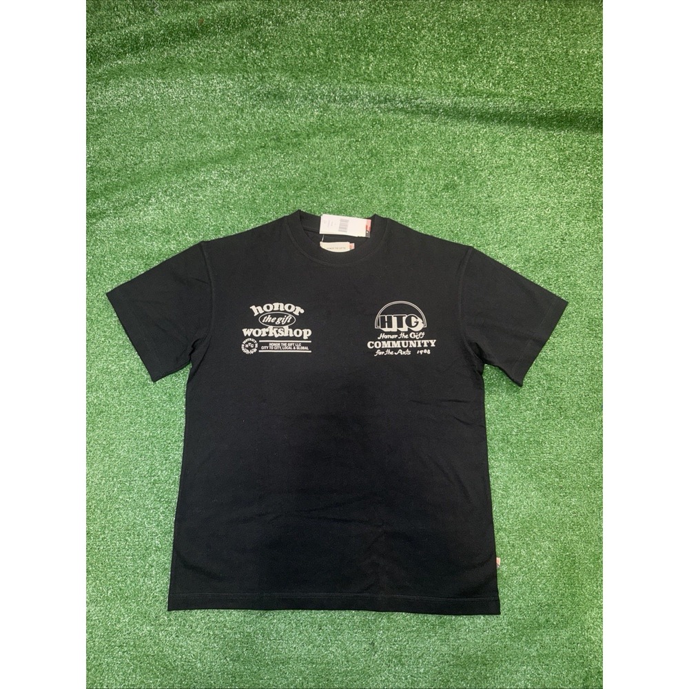 Honor The Gift Men's Small Black Graphic T-Shirt Short Sleeve Streetwear NWT
